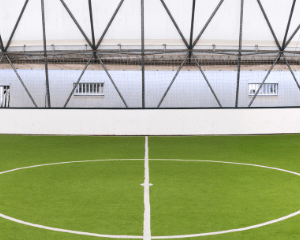 pelouse synthétique pour terrain de football en salle